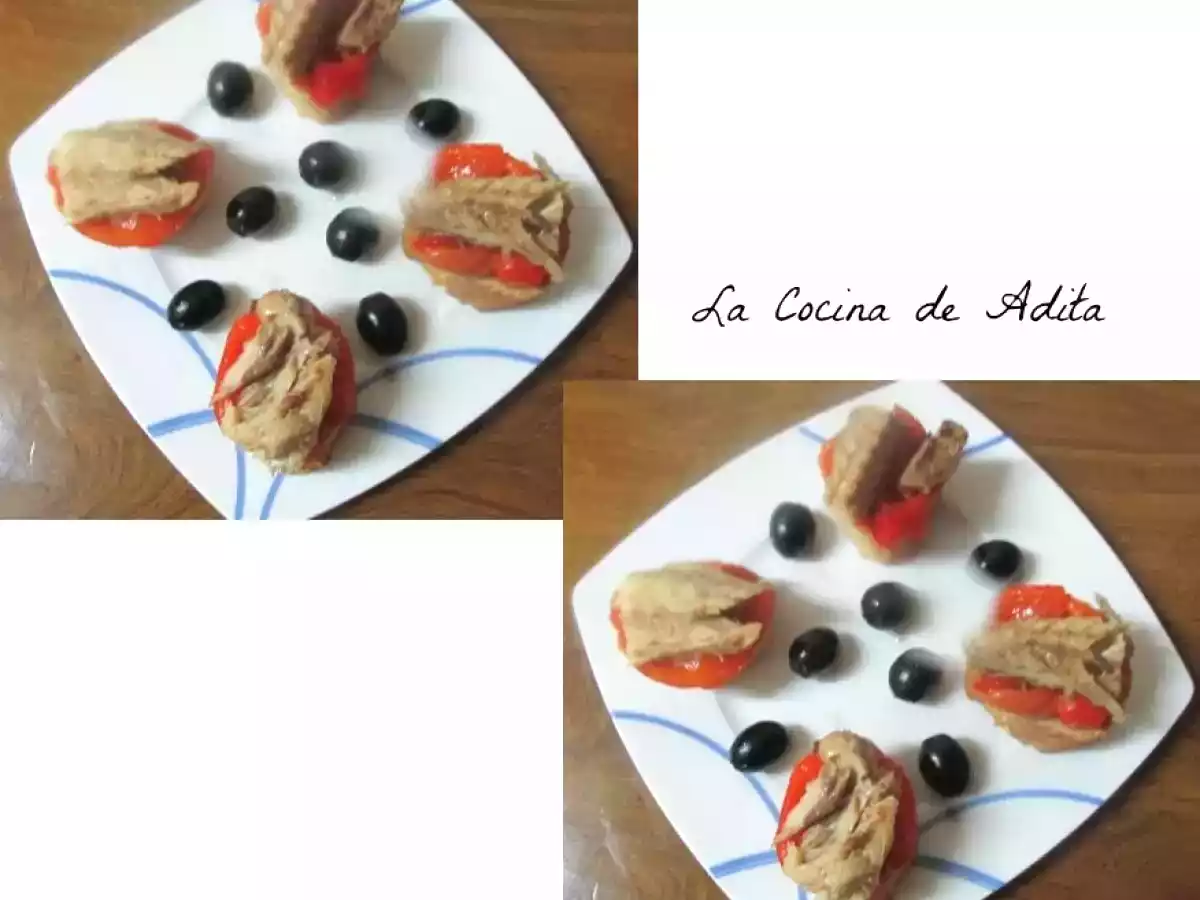 Tapa de pimientos asado con caballa - foto 7