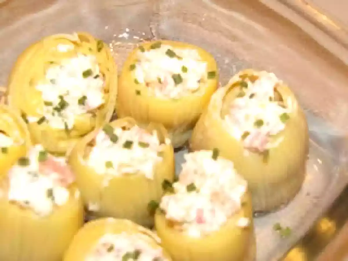 Tapas al estilo Niu: Corazones de Alcachofa Rellenas de Queso Crema y Bacon - foto 2