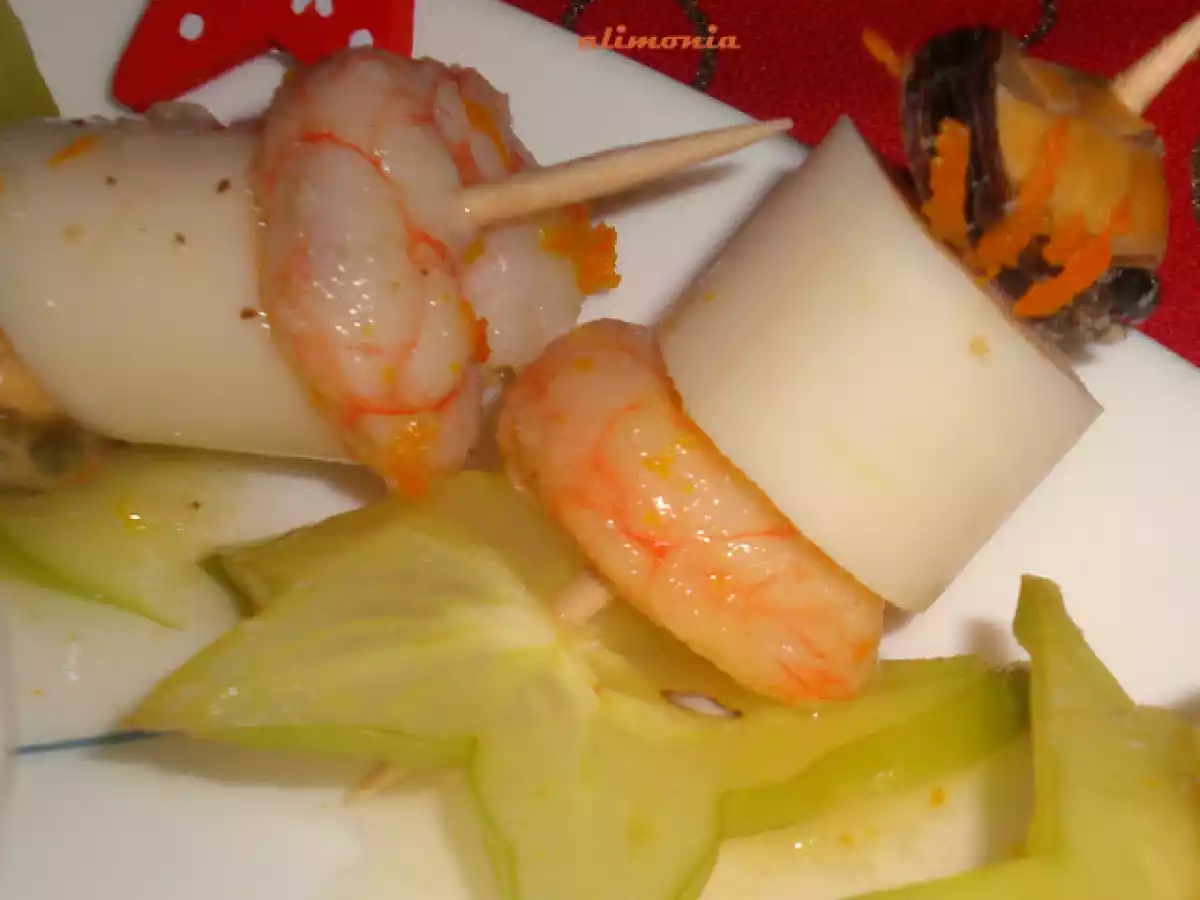 Tapas de estrellas marinas / Tapas étoiles marines