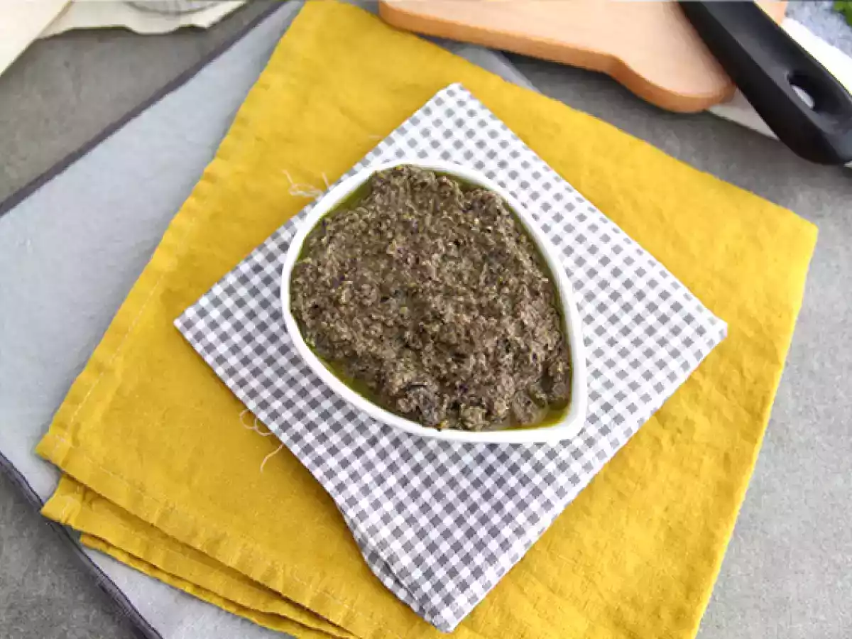 Tapenade rápida (paté de aceitunas negras) - foto 2