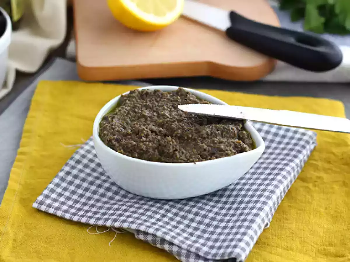 Tapenade rápida (paté de aceitunas negras) - foto 3