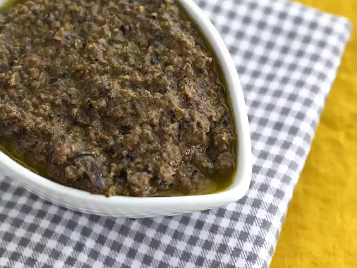 Tapenade rápida (paté de aceitunas negras) - foto 4