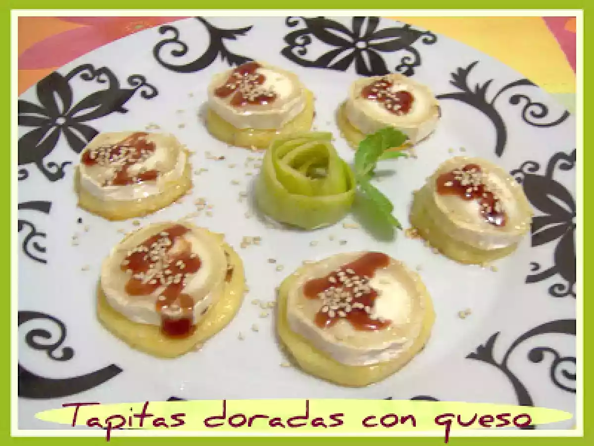 TAPITAS DORADAS CON QUESO