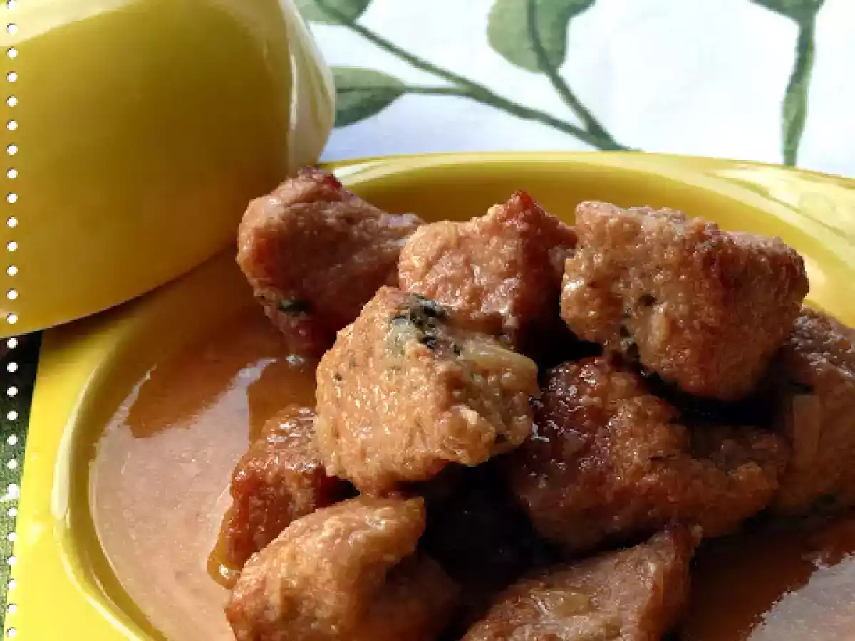 TAQUITOS DE CERDO CON MIEL Y CEBOLLA