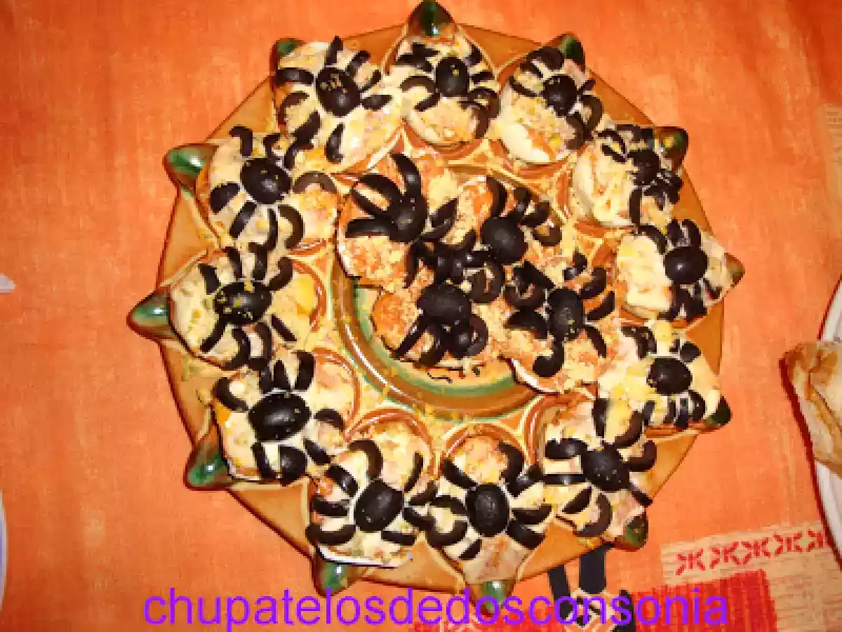 Tarántulas de huevos rellenos - foto 3