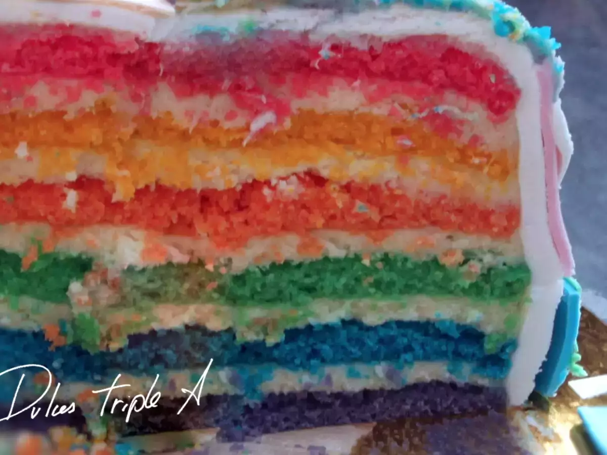 Tarta Arcoiris - foto 2