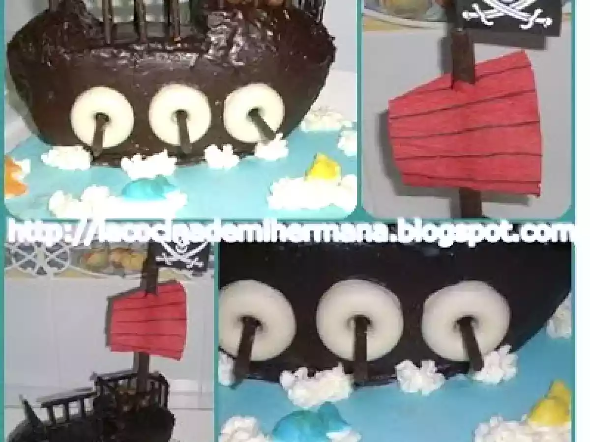 TARTA BARCO PIRATA - foto 3