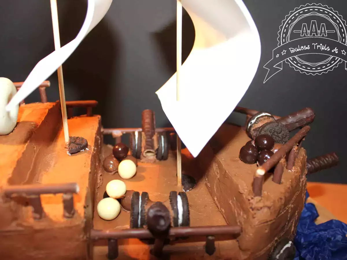 Tarta Barco Pirata. Para el Príncipe de mi Casa - foto 3