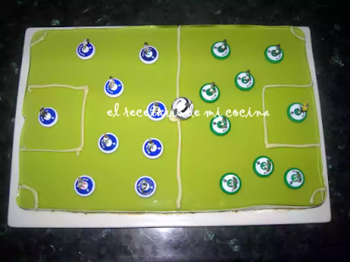 TARTA CAMPO DE FUTBOL