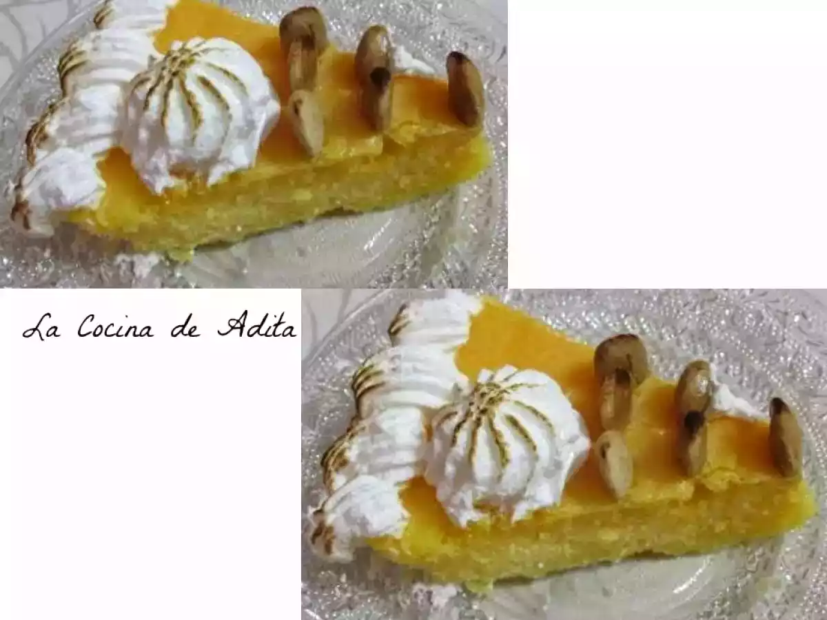 Tarta capuchina decorada con merengue italiano y almendras - foto 20