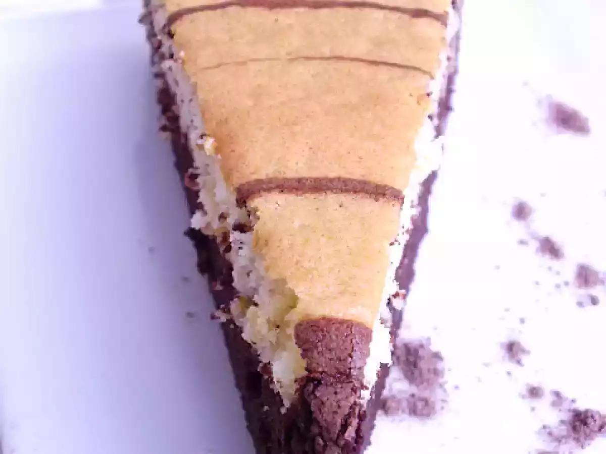 TARTA CEBRA DE QUESO Y CHOCOLATE - foto 4