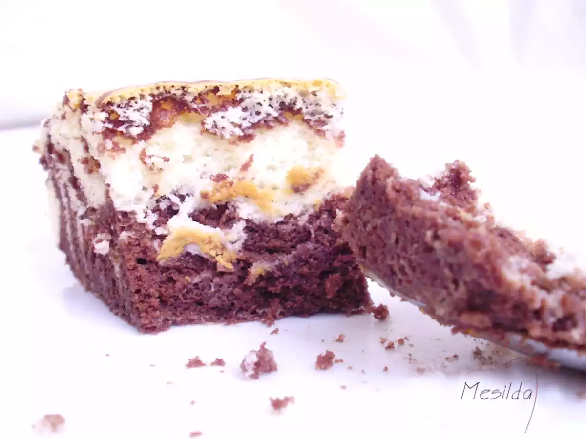 TARTA CEBRA DE QUESO Y CHOCOLATE - foto 5