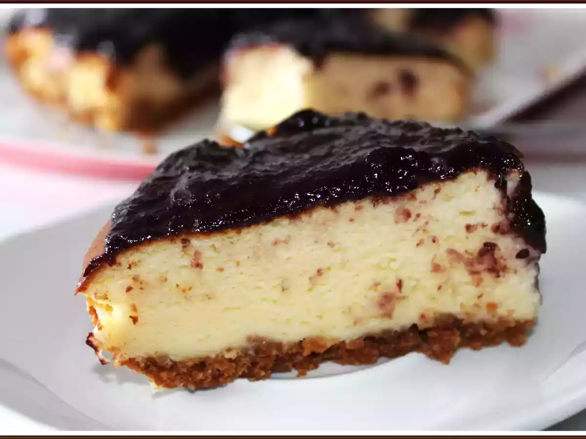 TARTA CHEESECAKE CON MERMELADA CASERA DE MORAS - foto 3