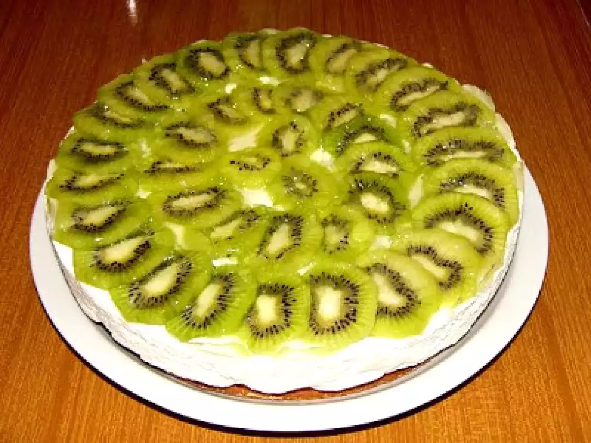 Tarta con kiwis y crema de ricotta - foto 2