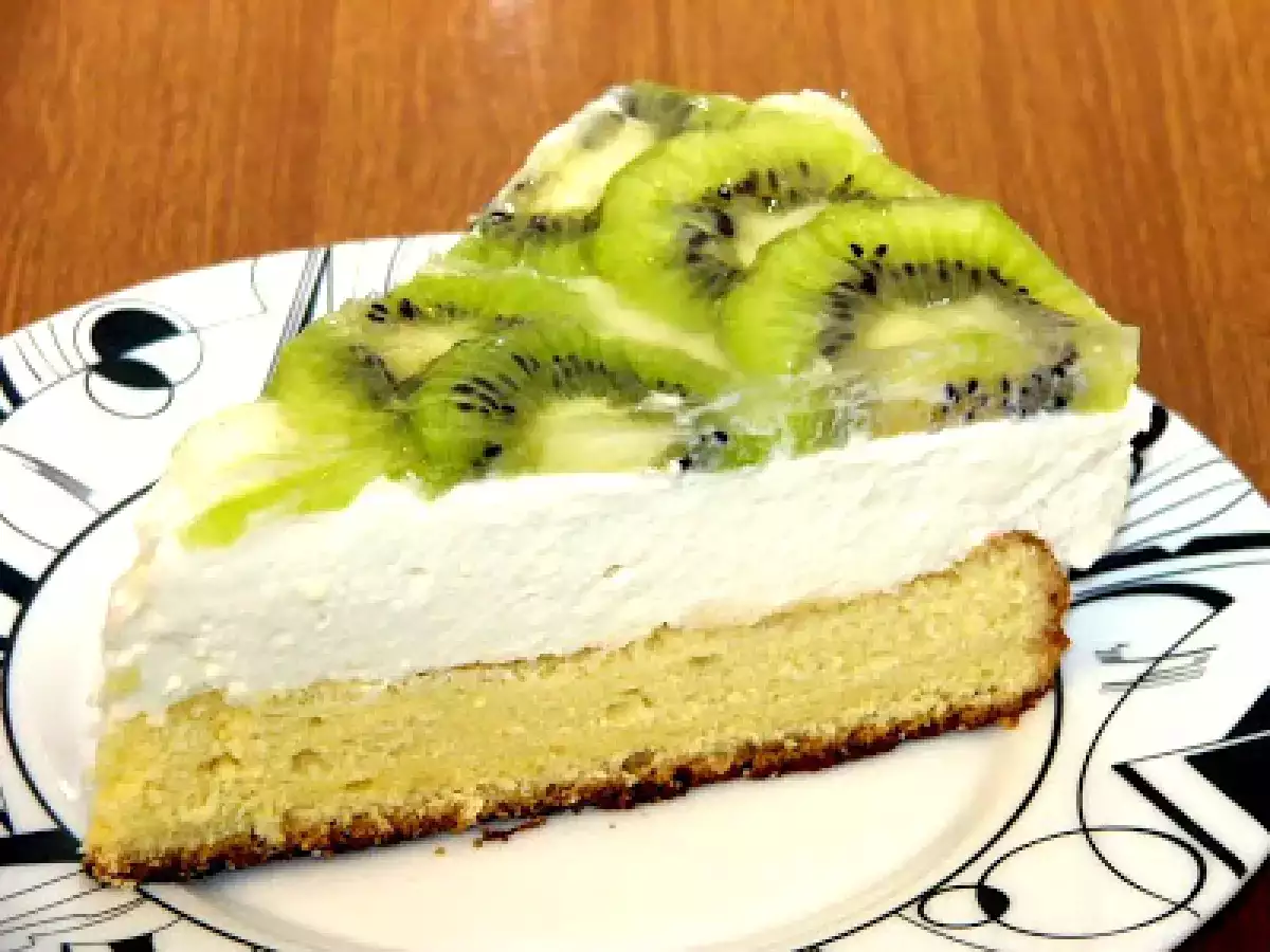 Tarta con kiwis y crema de ricotta - foto 3