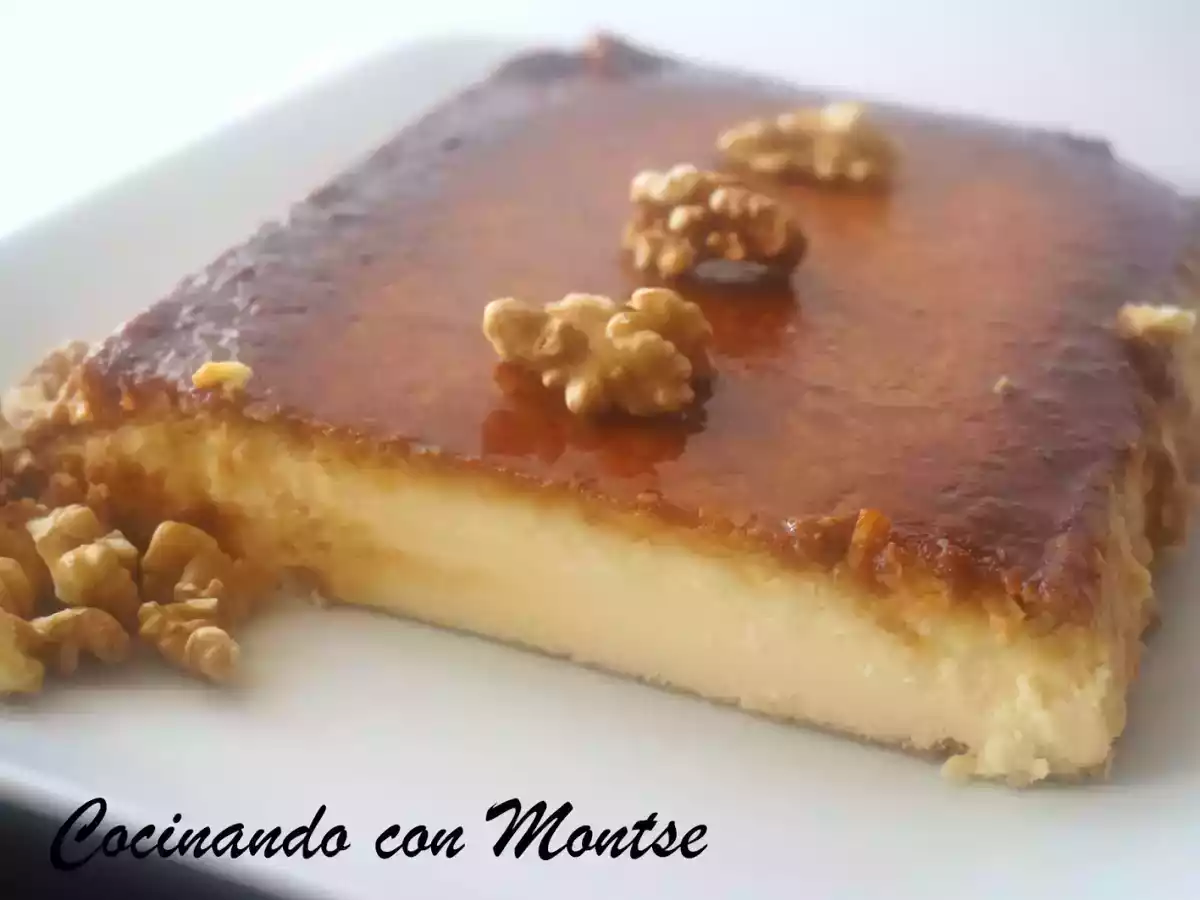Tarta con queso de oveja