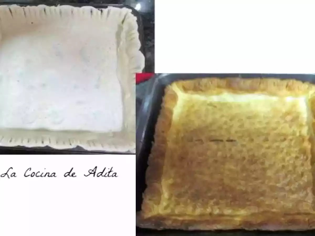 Tarta con uvas fresas y arándanos - foto 2