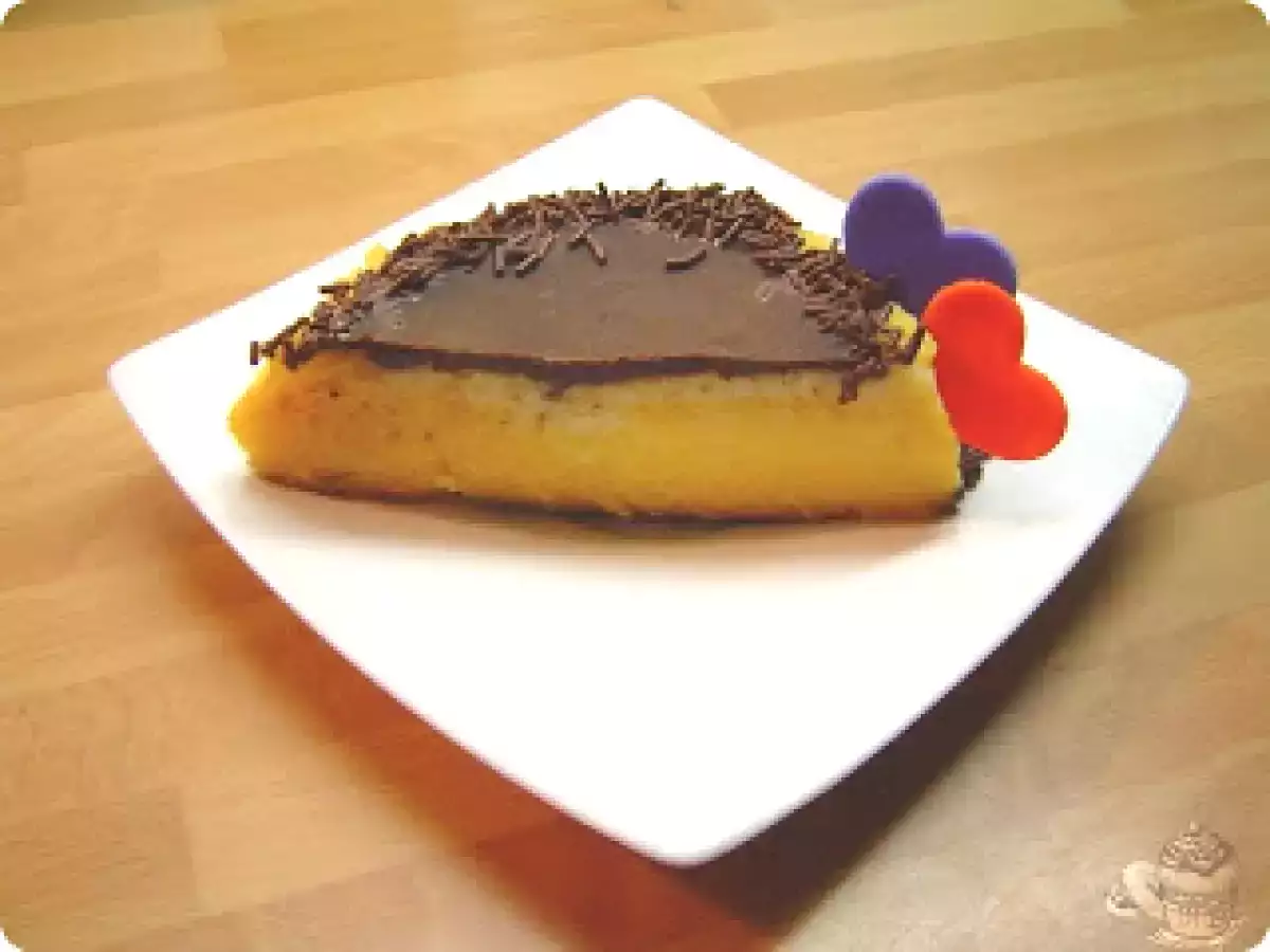 Tarta corazón de calabaza y chocolate - foto 3