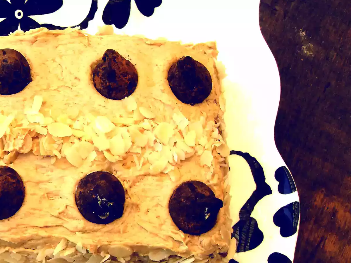 Tarta Crema de Café para el verano