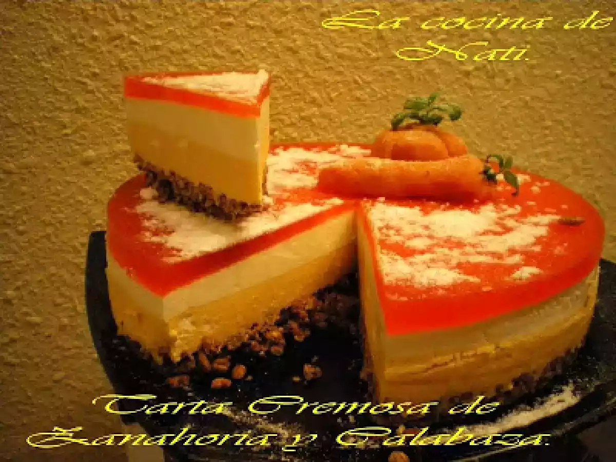 TARTA CREMOSA DE ZANAHORIA Y CALABAZA. - foto 3