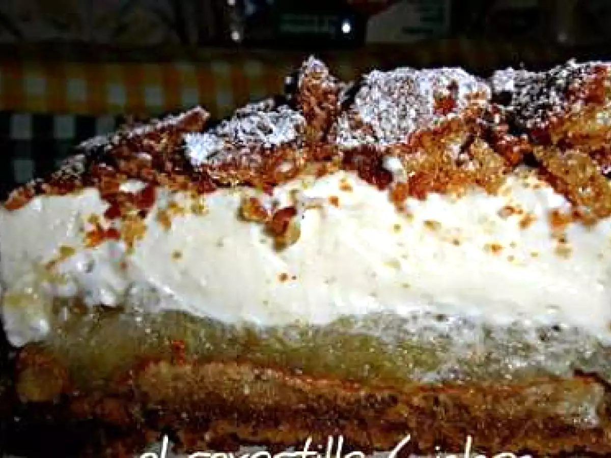 TARTA CRUJIENTE DE MANZANA