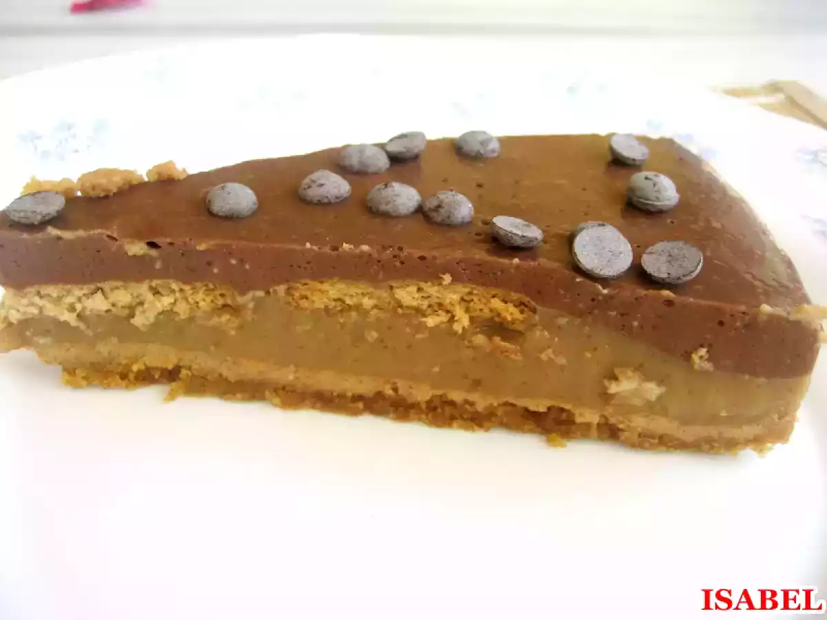 Tarta cuajada de chocolate y café - foto 2