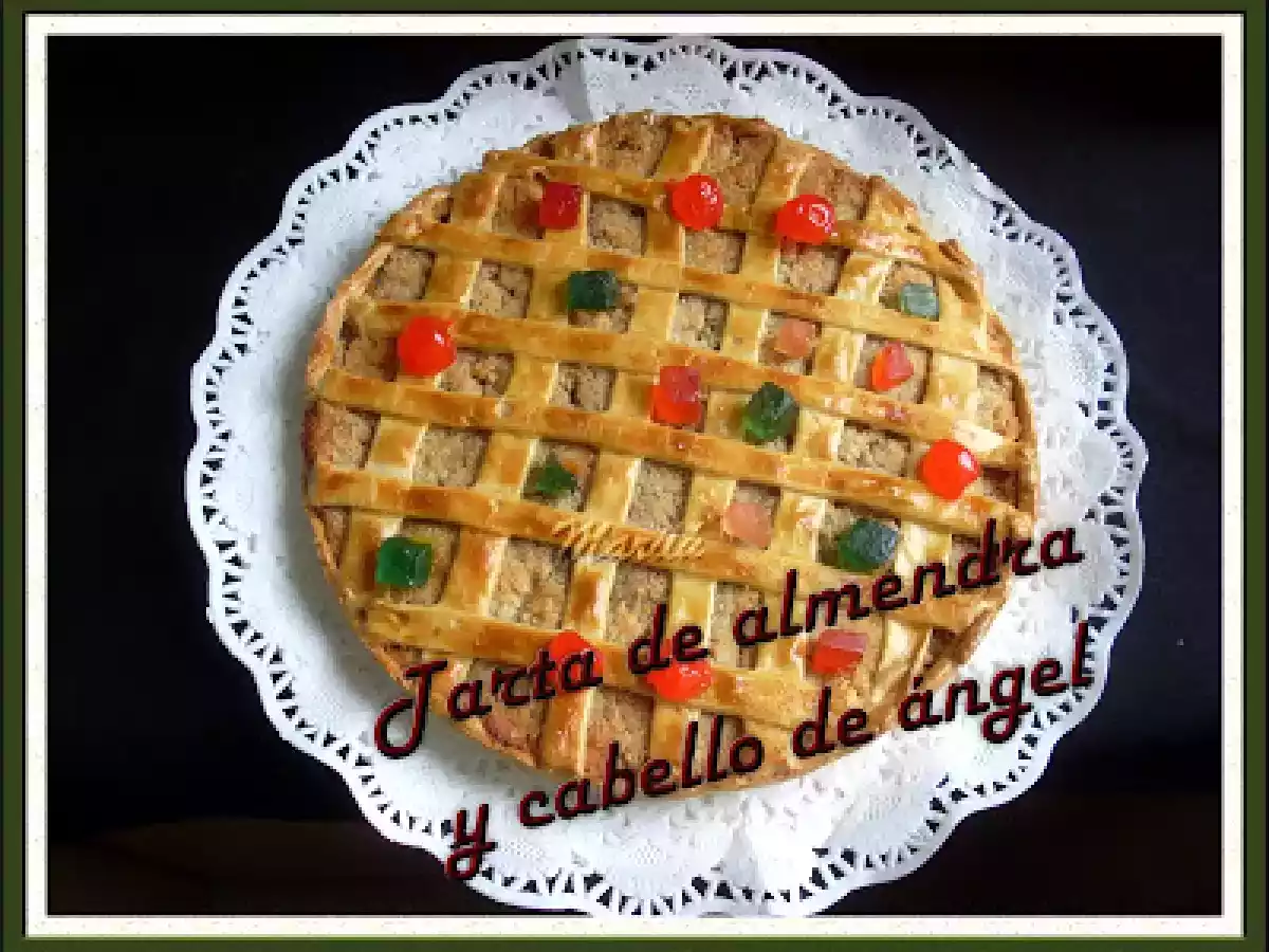 TARTA DE ALMENDRA Y CABELLO DE ÁNGEL