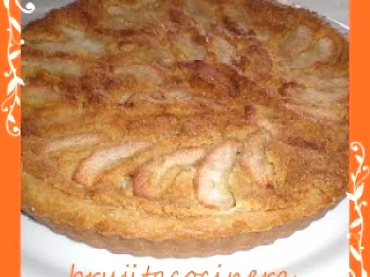 Tarta de almendras y pera árabe