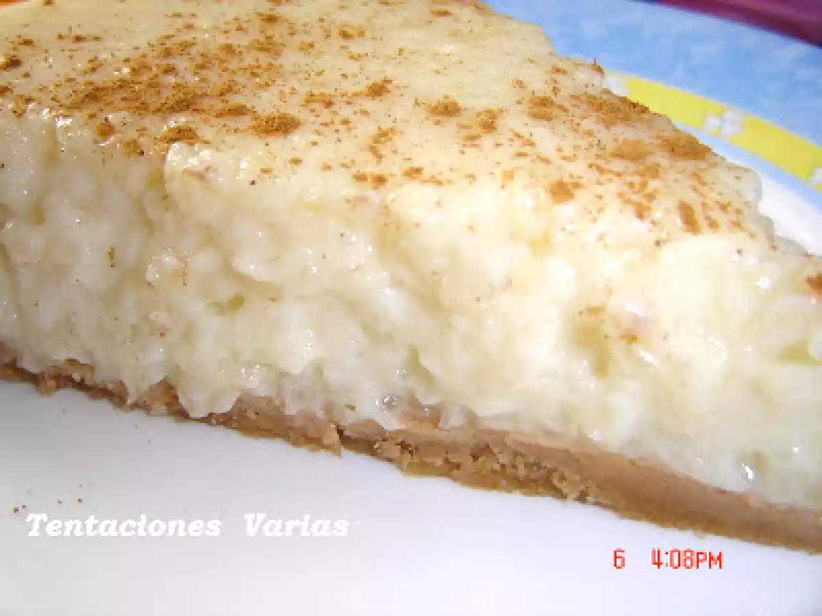 TARTA DE ARROZ CON LECHE