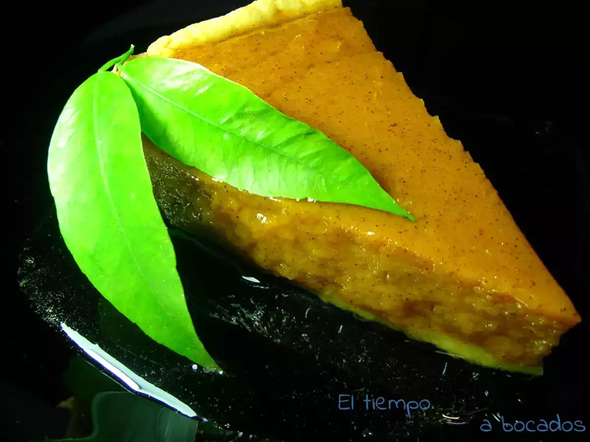 Tarta de batatas con mandarinas - foto 2