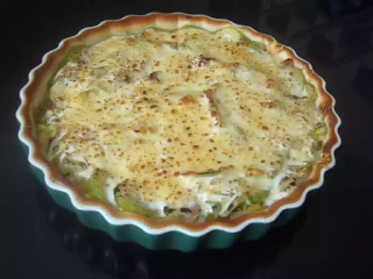 Tarta de Calabacín, Cebolla y Bacon - foto 2