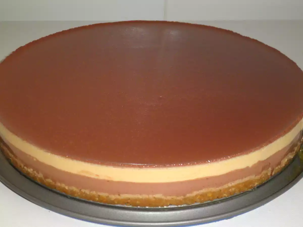 TARTA DE CAPUCHINO Y CHOCOLATE