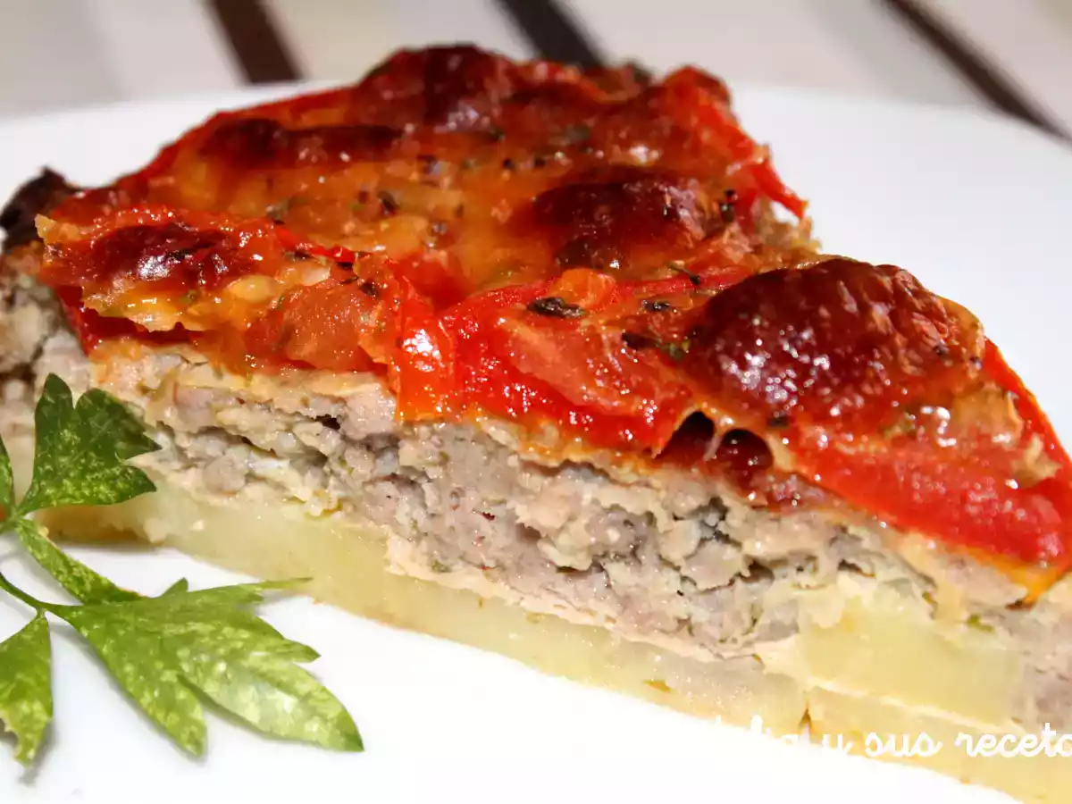 Tarta de carne picada