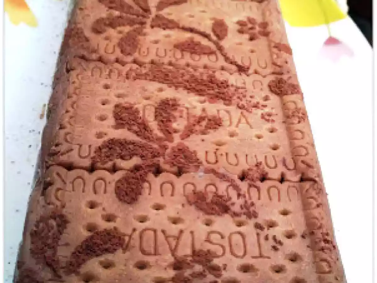 Tarta de castañas y chocolate