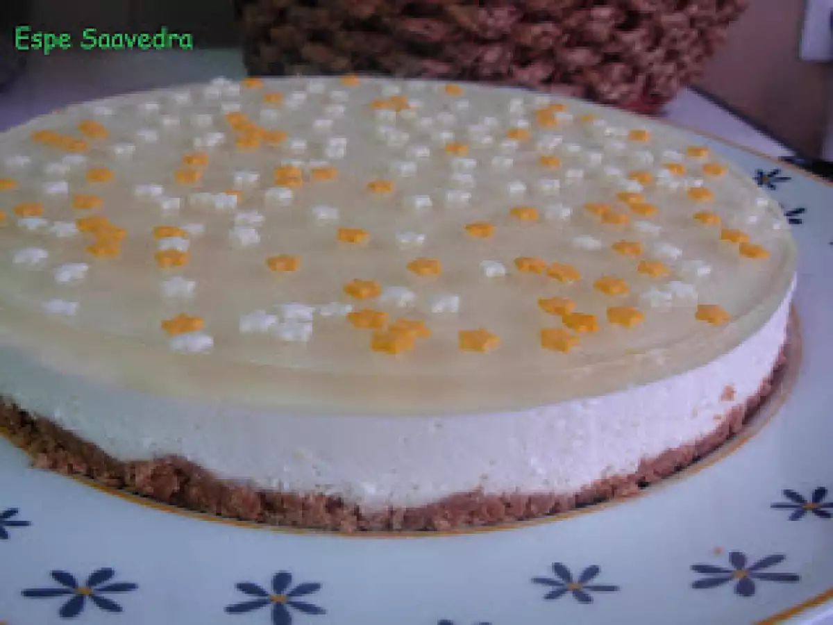 Tarta de cava al limón