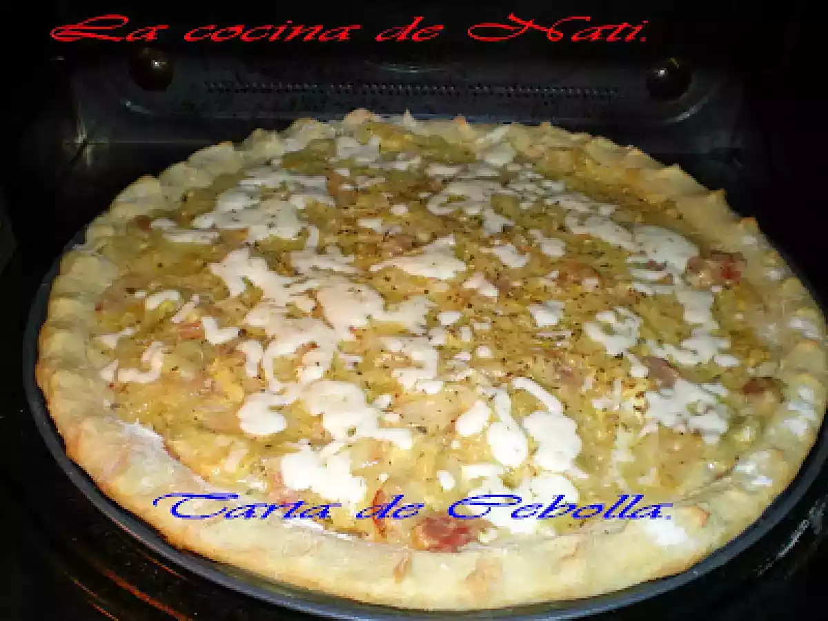 TARTA DE CEBOLLA. - foto 3