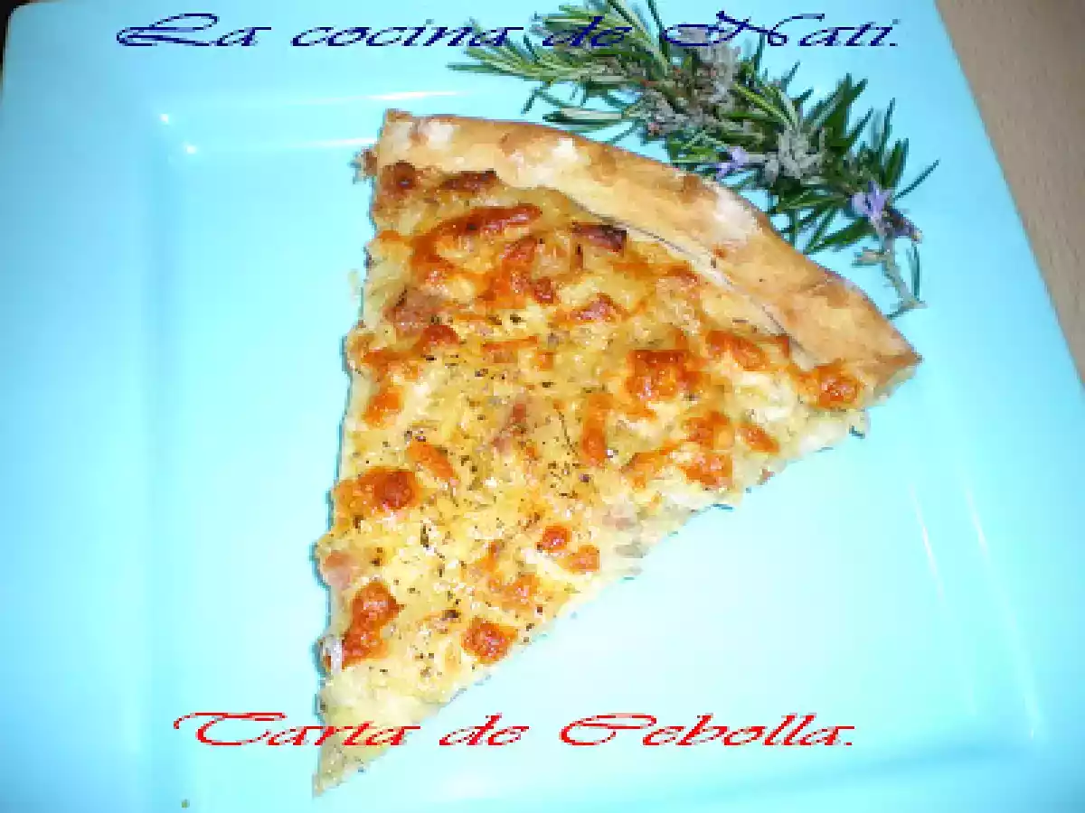 TARTA DE CEBOLLA. - foto 4