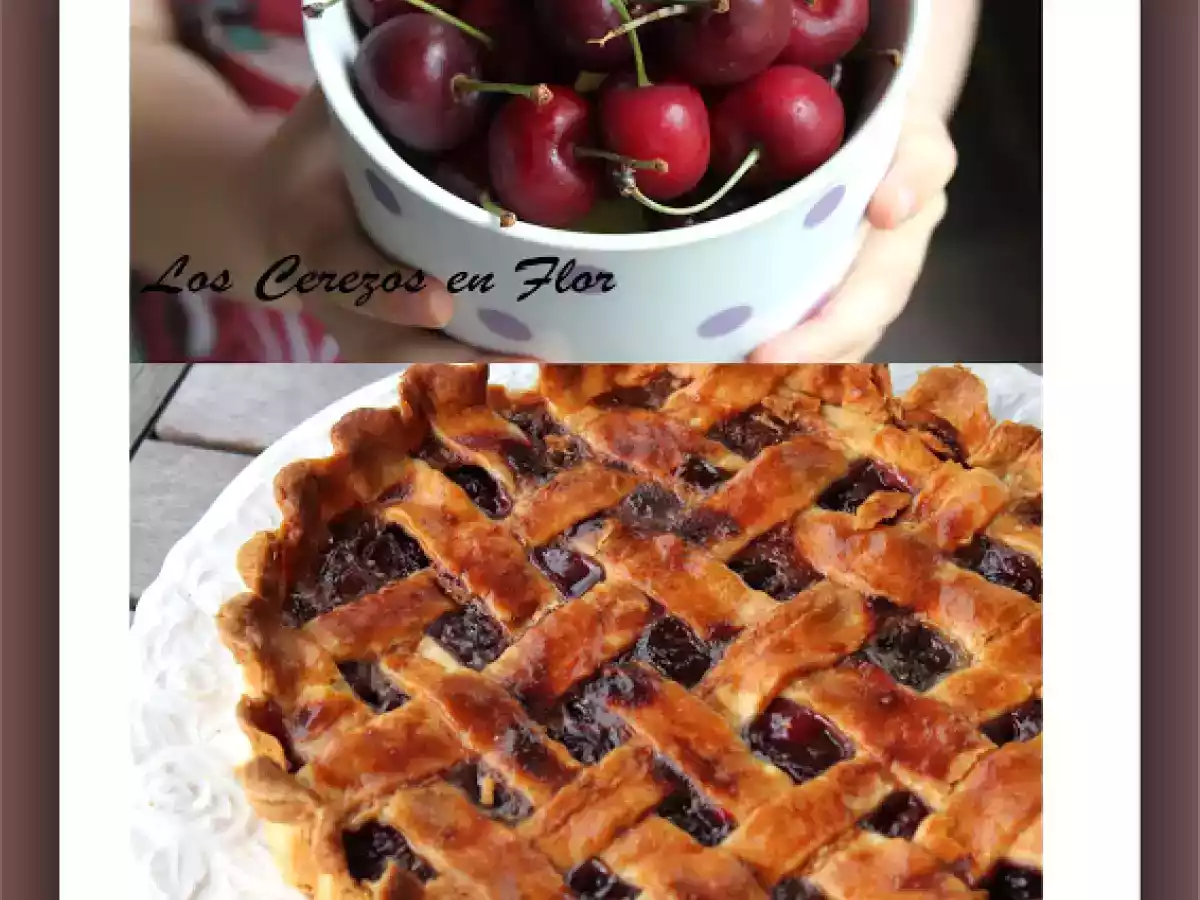 Tarta de Cerezas con pasta quebrada - foto 3