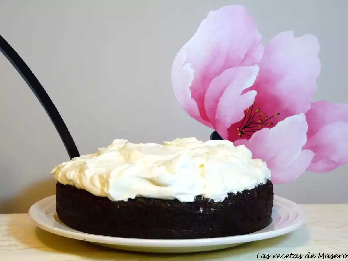 Tarta de cerveza Guinness y crema