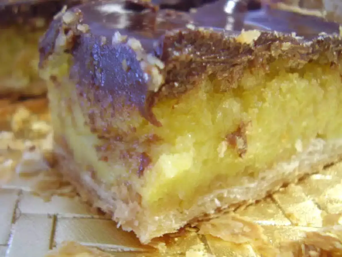 Tarta de choco almendras y hojaldre - foto 2