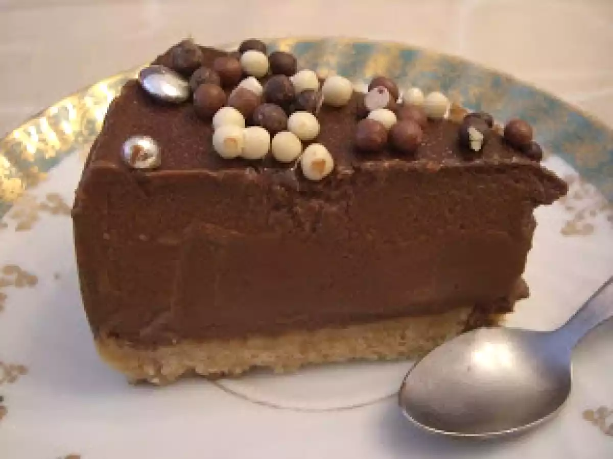 Tarta de choco y cuajada