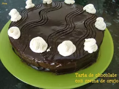 Tarta de chocolate con crema de orujo. - foto 2