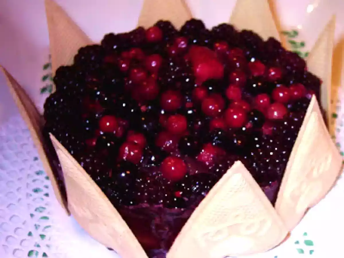 Tarta de chocolate con frutos del bosque - foto 11