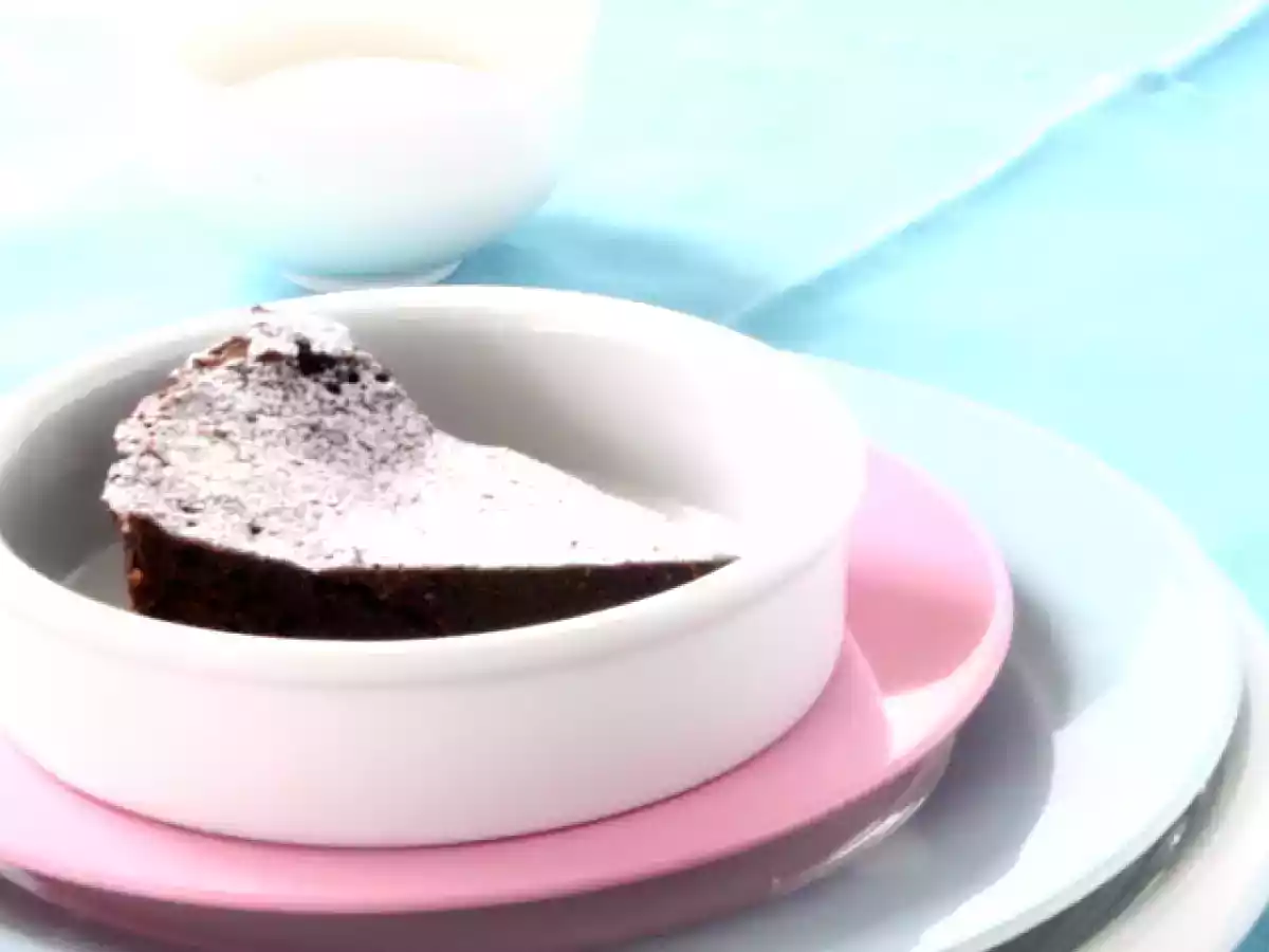 Tarta de chocolate fondant al microondas - foto 2