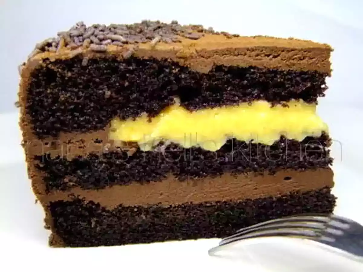 Tarta de chocolate y mango curd - foto 2