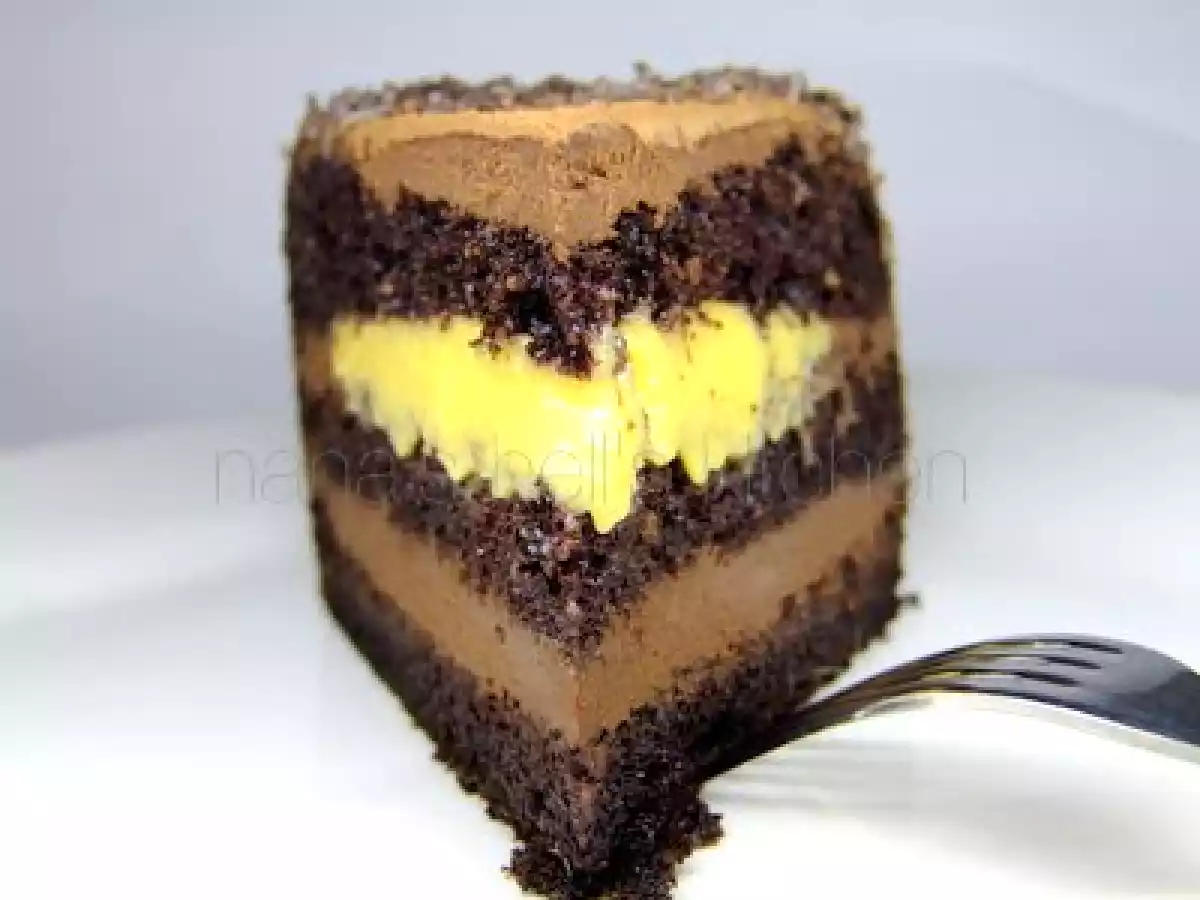 Tarta de chocolate y mango curd - foto 4