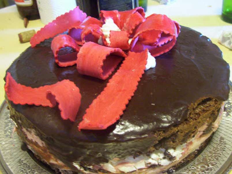 Tarta de chocolate y merengue italiano, foto 2