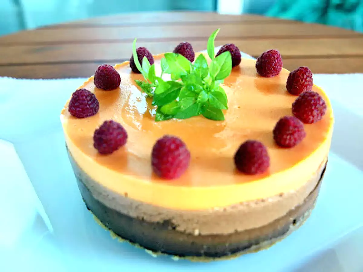 Tarta de chocolate y naranja con licor de avellanas - foto 4