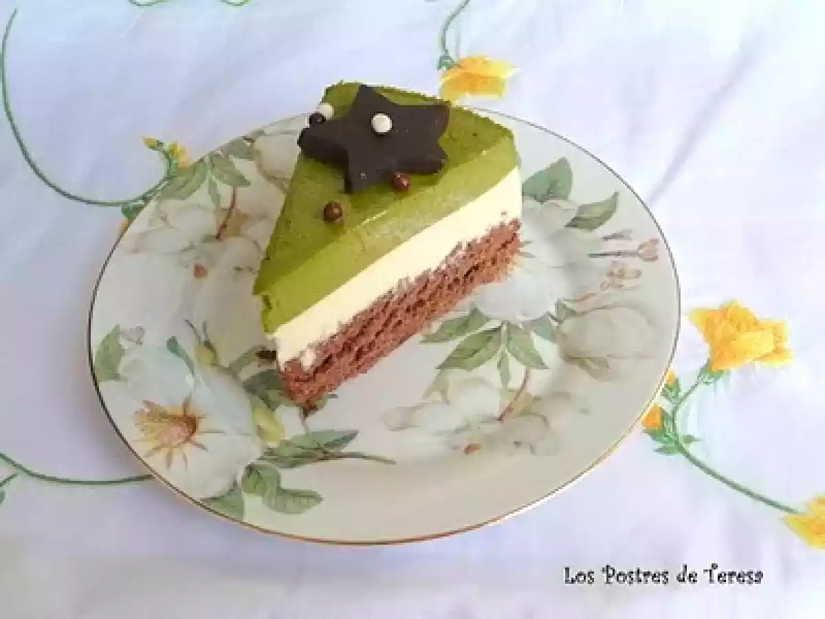 Tarta de Chocolates y Té Matcha