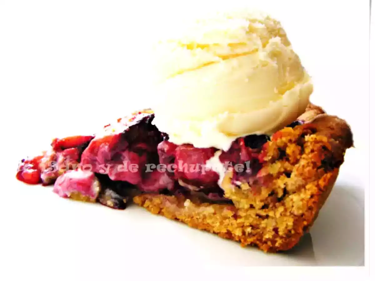 Tarta de ciruelas (plum pie)